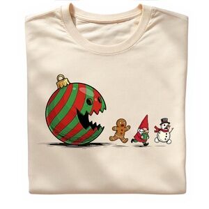 Funny Holiday Chase T-shirt Arcade Custom Made Sand Unisex S M L XL XXL